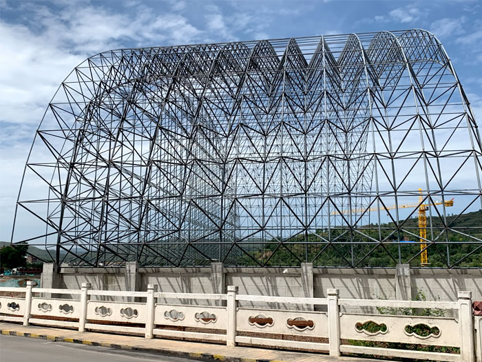 南宫山寨矿储煤棚网架